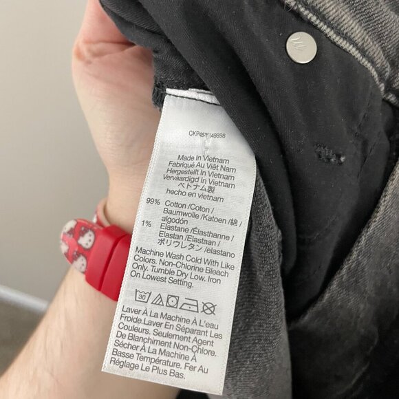 Madewell The Perfect Vintage Jean in Cosner Wash Knee Rip Edition Size 30 - Picture 5 of 7